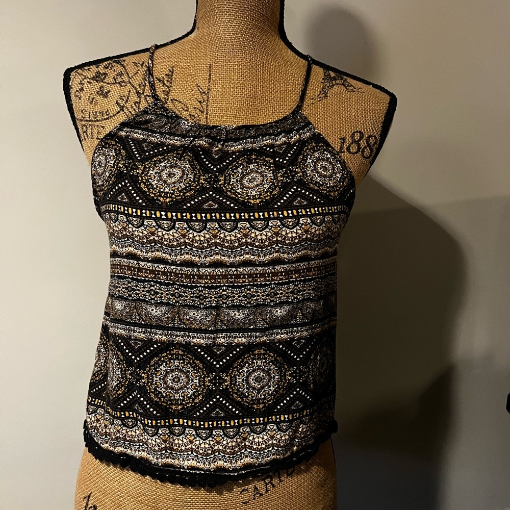💙 Pattern crop top